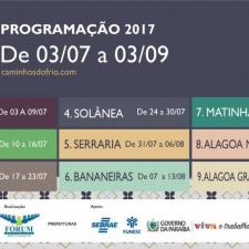 O anúncio do calendário aconteceu durante assembleia do Fórum Turístico do Brejo