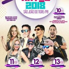 Programação do Carnaval 2018 de São João do Tigre/PB